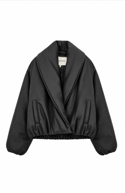 Oversized Collar Puffer Jacket